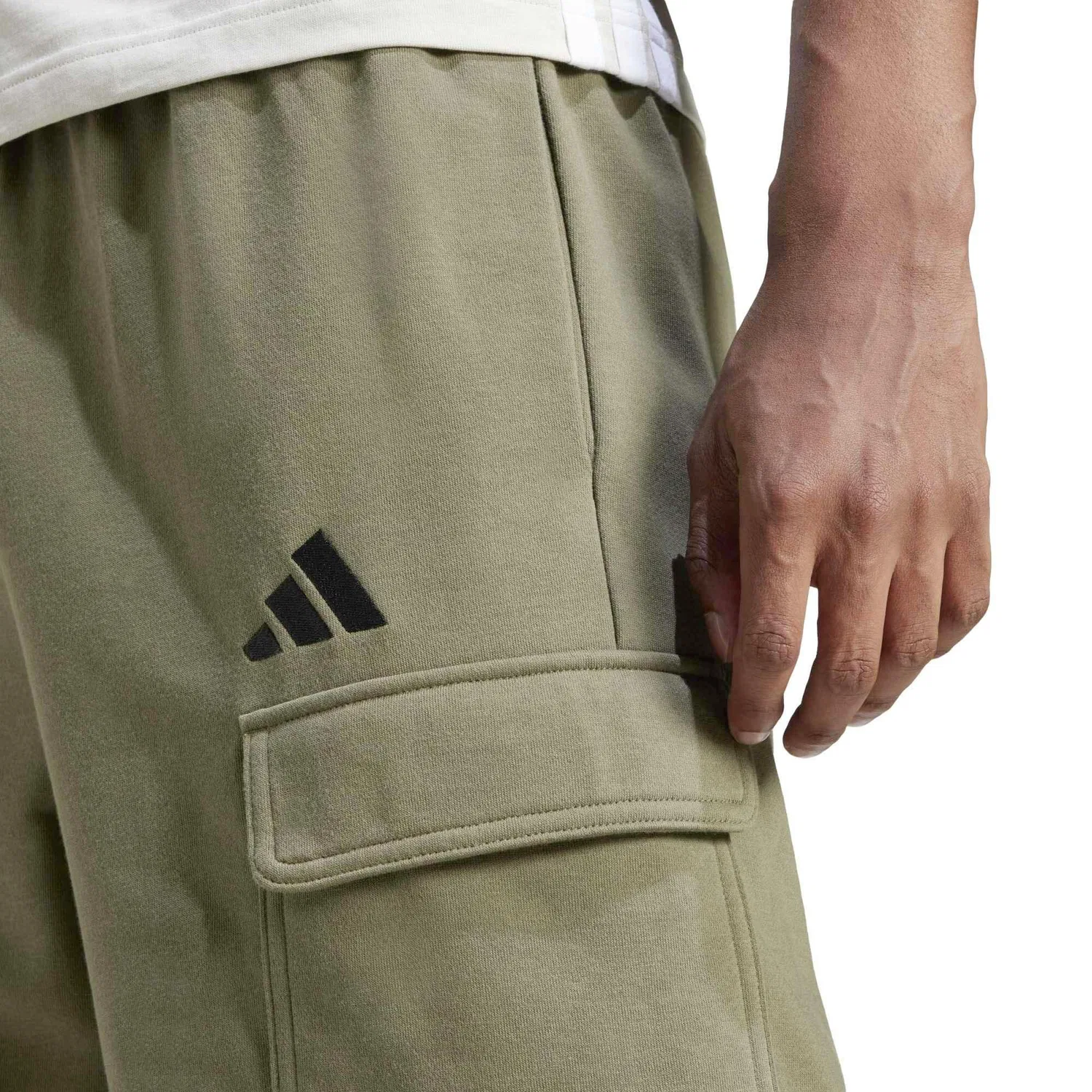 Мужские шорты из футера Felczy C Shorts Adidas, Braun — фото 4
