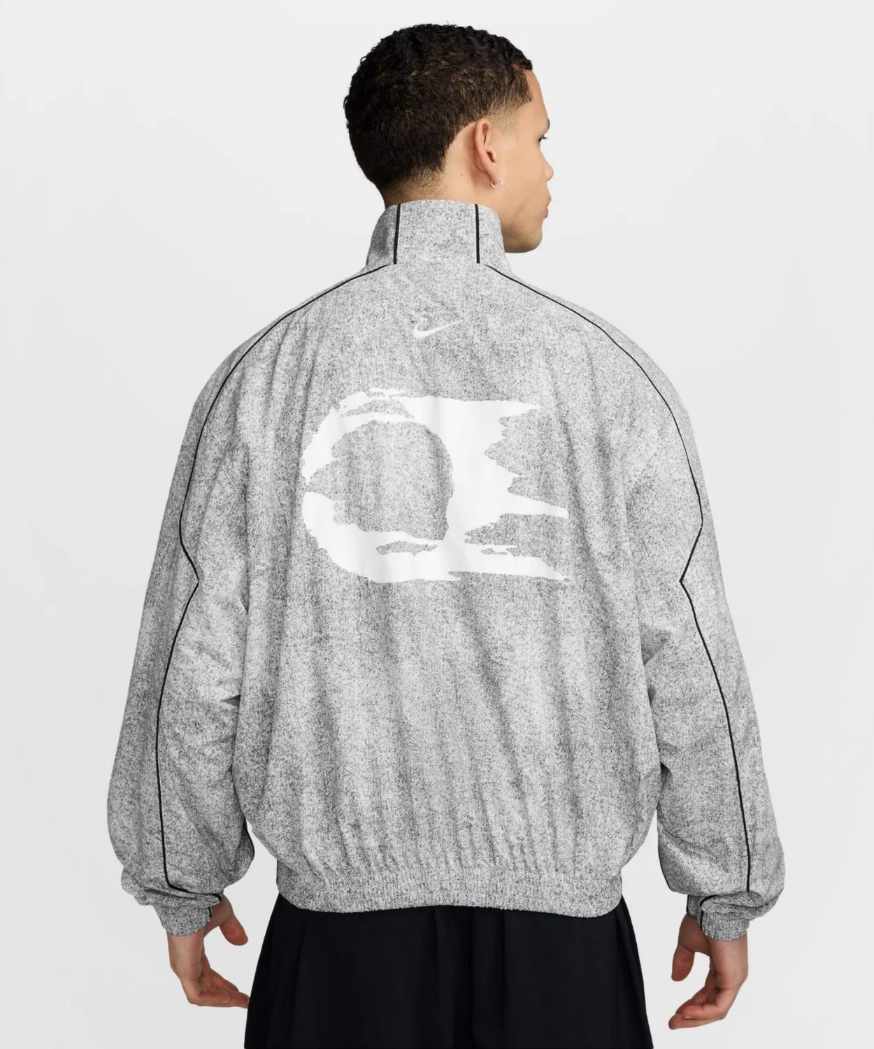 Мужская куртка из нейлона с водоотталкивающей пропиткой Club Rules NIKE, White — фото 2