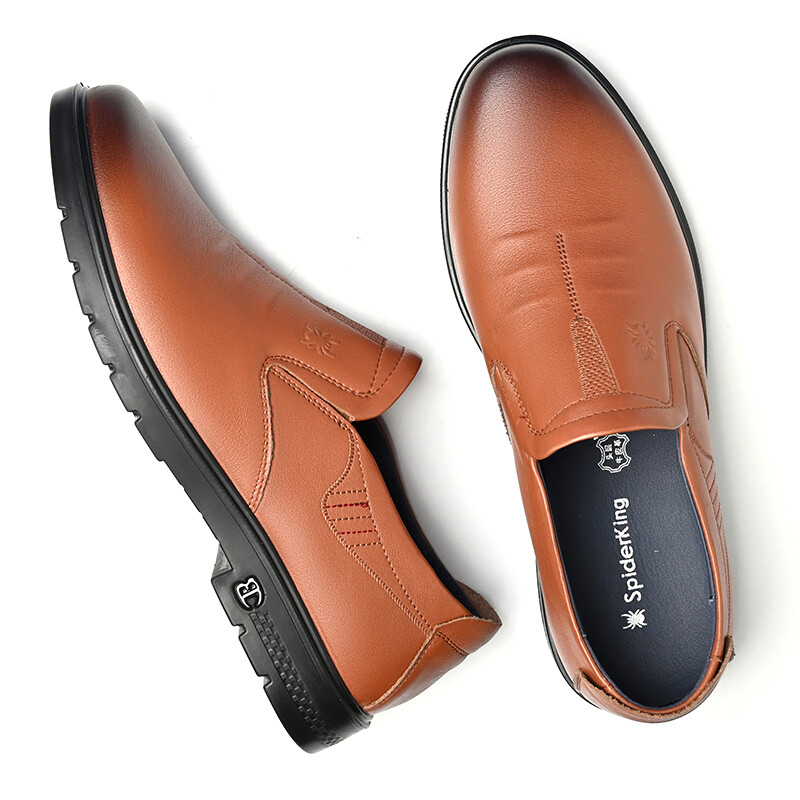 Туфли мужские Men"s Casual Men Low-Top Spider King, коричневый — фото 4
