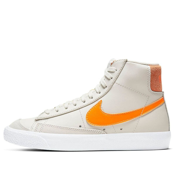 Кроссовки blazer mid '77 'light bone orange' Nike, белый