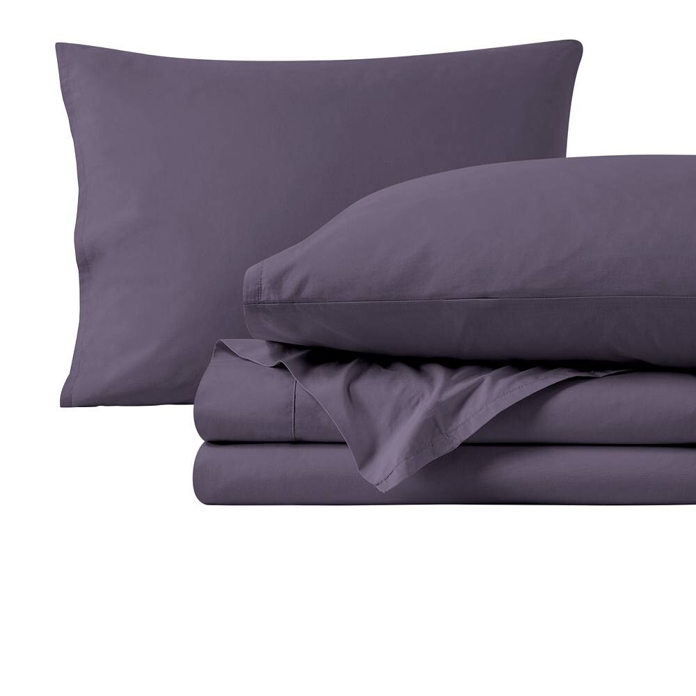 

Комплект простыней из перкаля из 100% органического хлопка Bare Home, цвет Dusty Purple