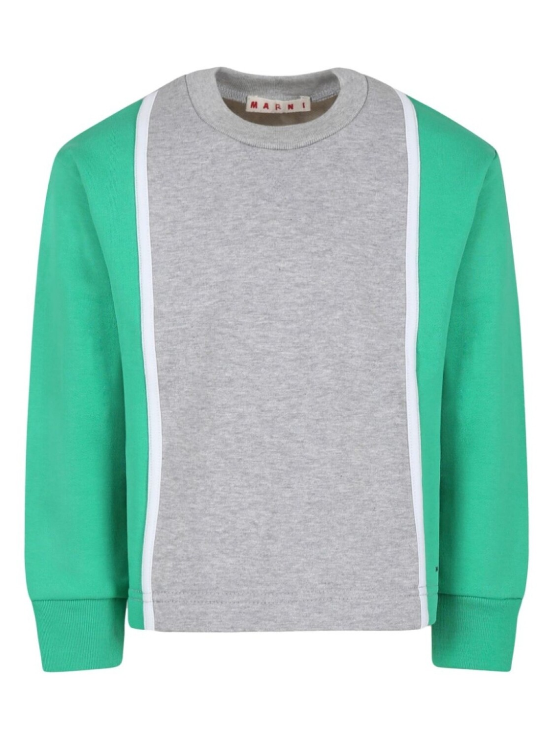 

Полосатая толстовка Marni Kids, серый