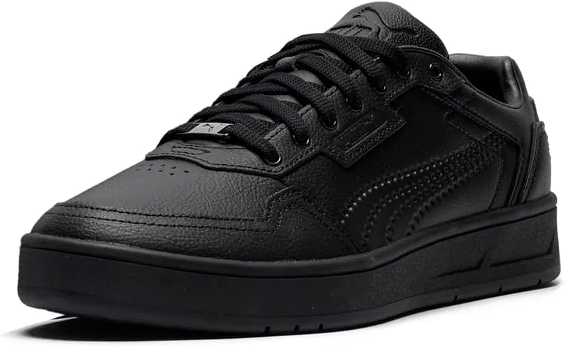 Кроссовки PUMA Court Classic Lux Herren, Schnürschuhe, Freizeitschuhe, Schwarz — фото 2