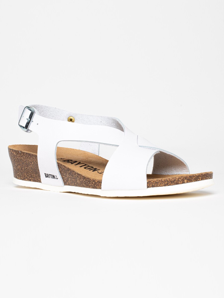 Босоножки на высоком каблуке Bayton Sandals Salamanque, белый — фото 2