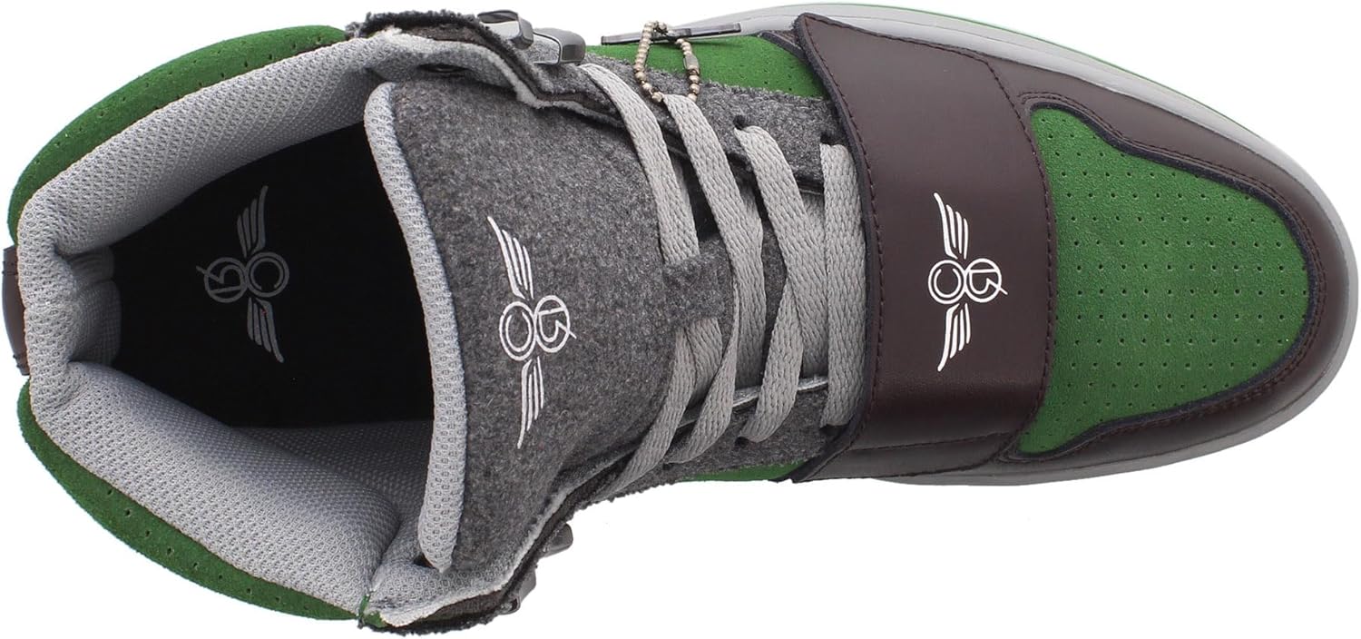 Мужские кроссовки Creative Recreation Cesario Hi XXI, зелёный/серый — фото 4