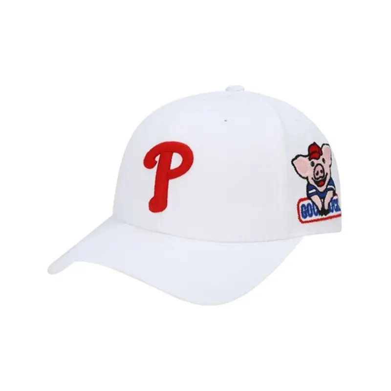

MLB Хлопковая бейсболка унисекс, White P Logo