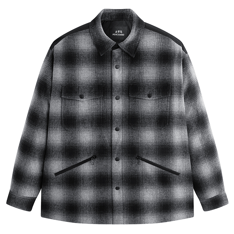 

PEACEBIRD MEN Куртка мужская Raven 1 Lapel Thickened Others