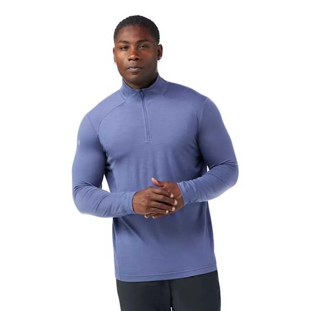 

Толстовка Smartwool Active half zip, синий