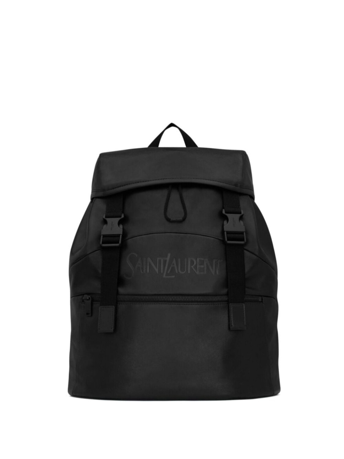 

Рюкзак с логотипом Saint Laurent, черный