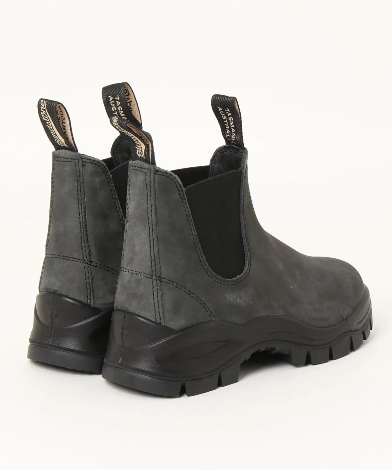 Ботинки LUG BOOT с тракционной подошвой Rustic Black, кожа, чёрный — фото 2