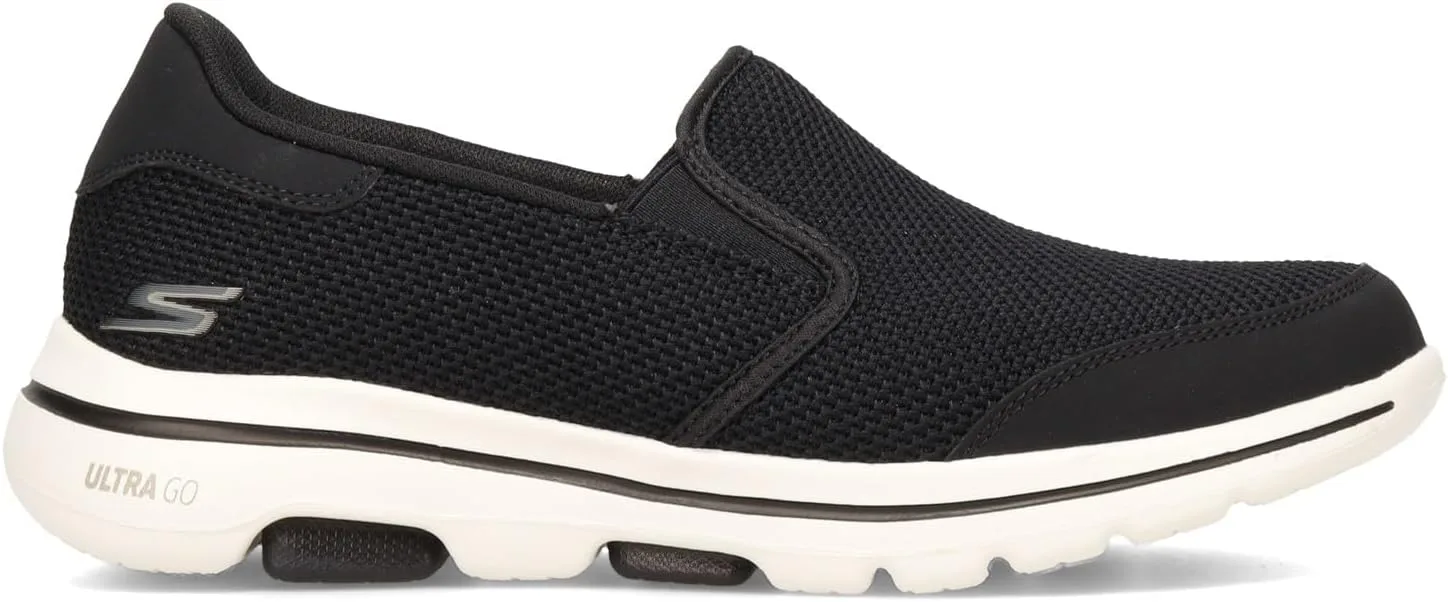 Мужские слипоны Skechers Go Walk 5 Apprize, черный — фото 3