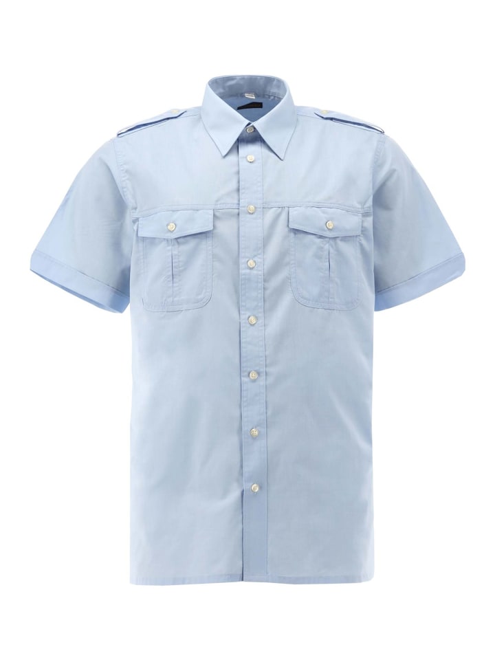 

Рубашка пилота Izebo светло-голубого/синего цвета Condor