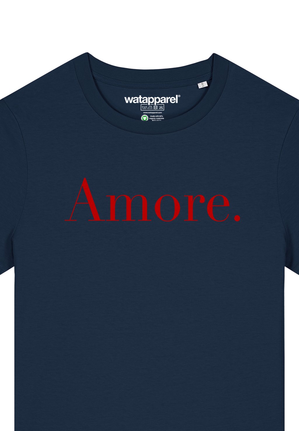 

Футболка с принтом AMORE watapparel, темно-синий