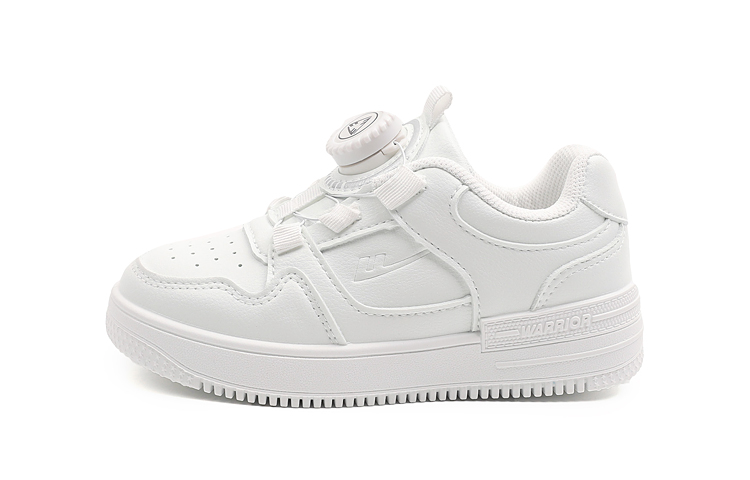 

Низкие скейтерские кеды Warrior белые детские