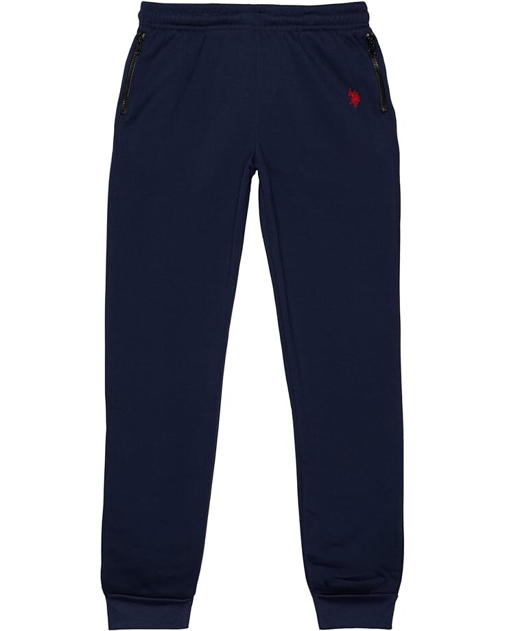 

Брюки U.S. POLO ASSN. Embossed Wordmark Joggers, цвет Light Grey Heather