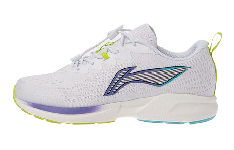 Кроссовки детские беговые GS Low-top Standard белые/соково-зеленые Lining Young
