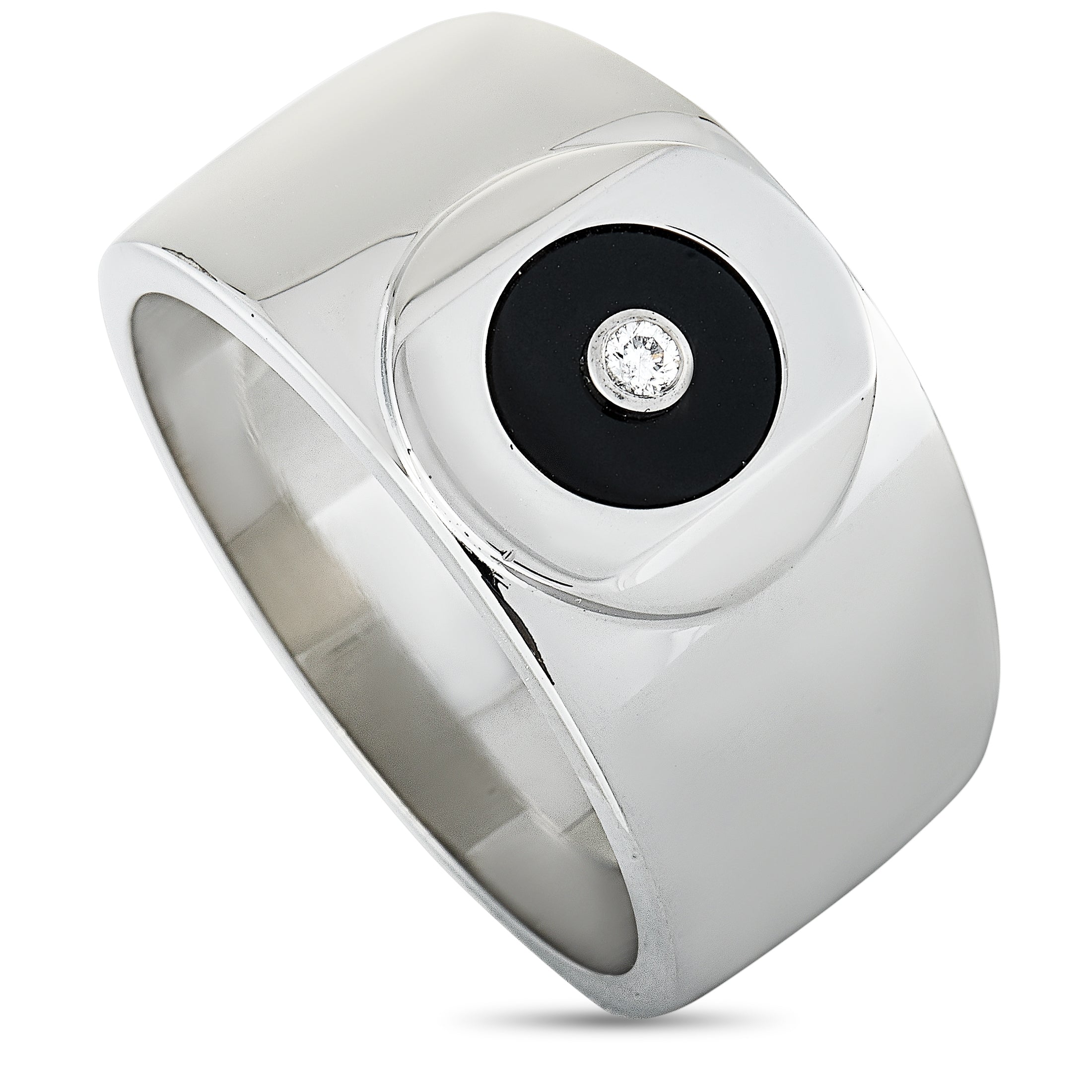 

Кольцо Charriol из стерлингового серебра с бриллиантами и ониксом Charriol, Multi