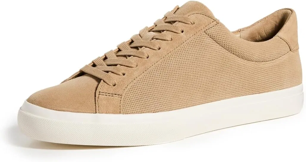 Мужские повседневные модные кроссовки Vince Fulton на шнуровке, 2-Sand Trail Beige Suede