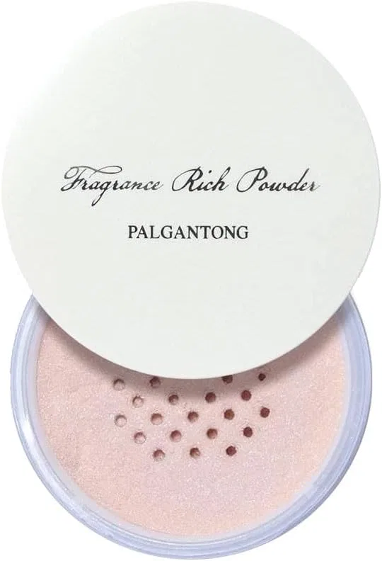 Пудра для лица и тела Parganton Fragrance Rich Powder с ароматом камелии, 6 г, разноцветная (розовый/бежевый) Palgantong — фото 2