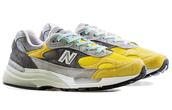 Кроссовки amoeba music x nice kicks x 992 сделано в сша New Balance, серый — фото 4