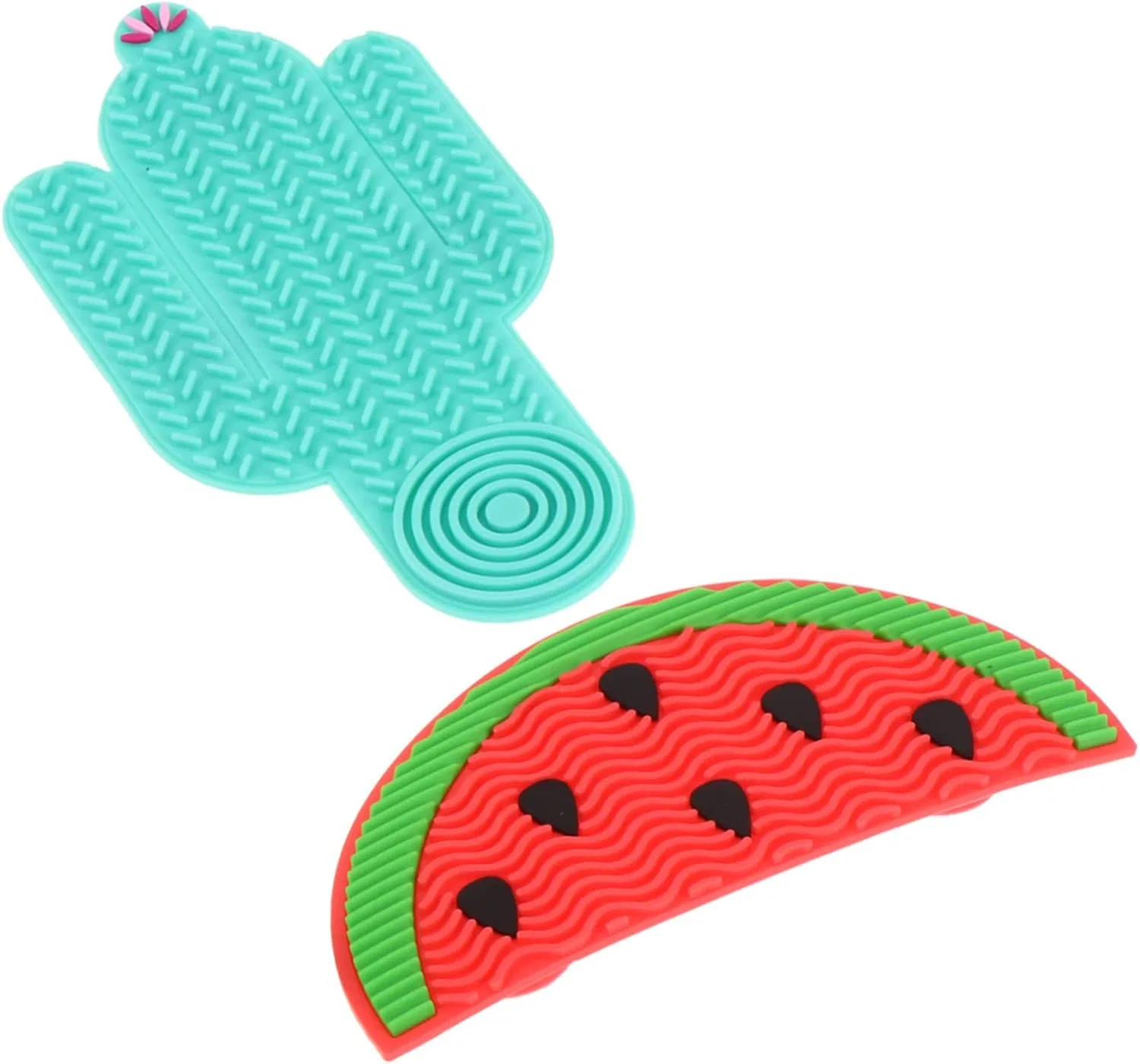 Коврик для чистки кистей Silicone Makeup Brush Cleaner Mat KAILIKETIY, 2 шт