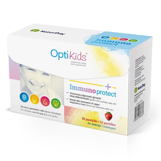 

NaturDay OptiKids Immunoprotect укрепление иммунитета ребенка 32 пастилки Inne