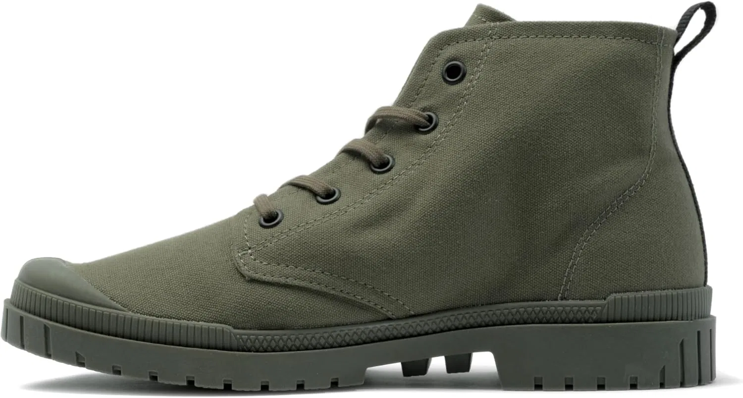 Ботинки Palladium Pampa Sp20 Hi Canvas 76838305M, Olive Green — фото 4