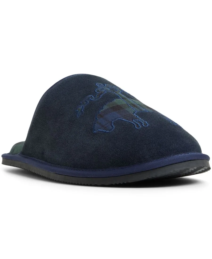 Мужские замшевые тапочки Brooks Brothers, suede зеленый