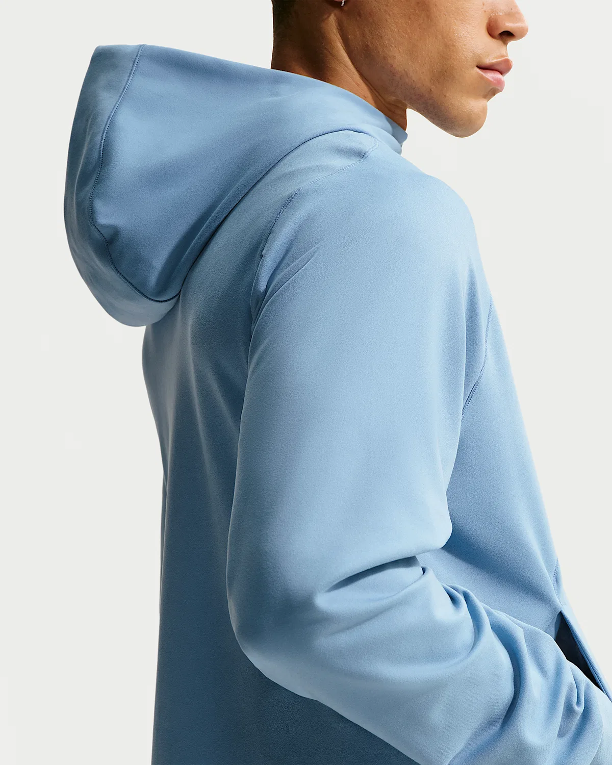 Мужская спортивная куртка Nike Primary NanoKnit Dri-FIT с защитой от ультрафиолета, Work Blue/Work Blue — фото 2