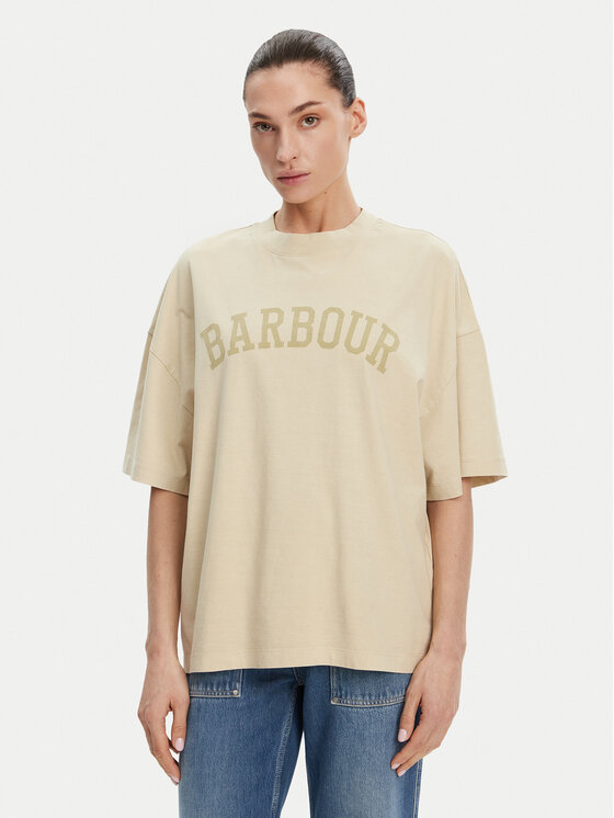 

Футболка свободного кроя Katie Relaxed LTS0664CR31 Barbour, бежевый