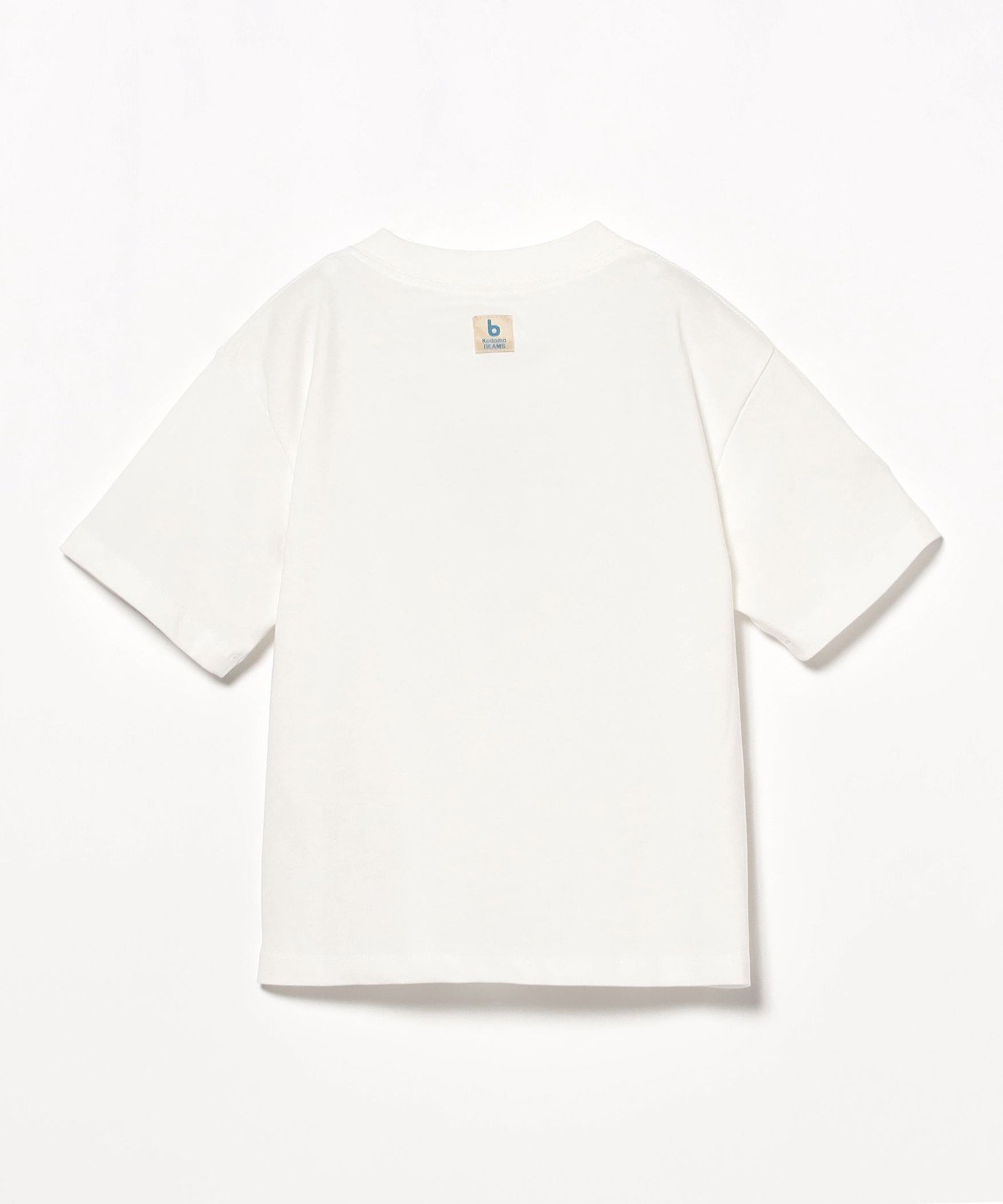 Футболка с логотипом Kodomo 2025SS (100-140 см) для прогулок и отдыха Kodomo Beams, OFF WHITE — фото 3