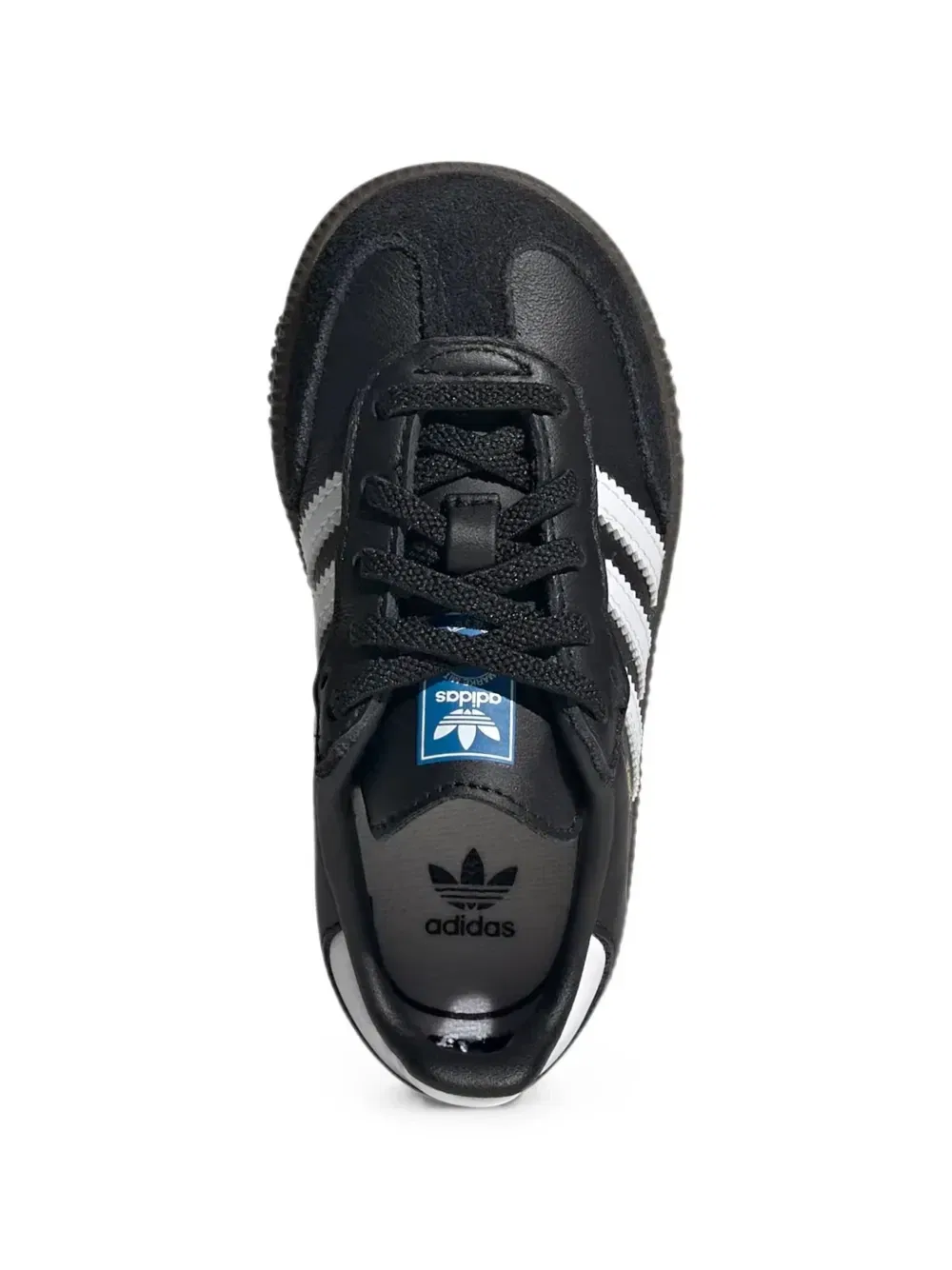 Кроссовки Samba OG EL I Stripes Adidas Kids, черный — фото 4