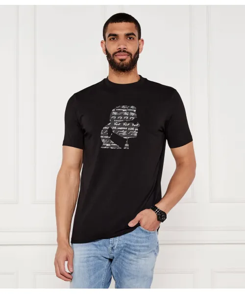 

Футболка Regular fit Karl Lagerfeld, черный