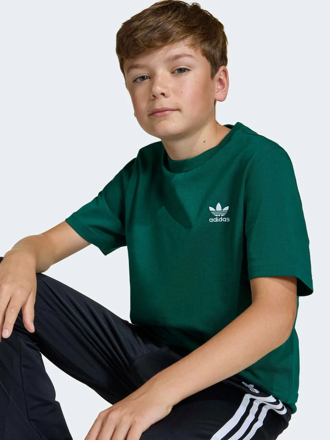 Футболка adidas Originals, модель Dark Green, зеленый — фото 4