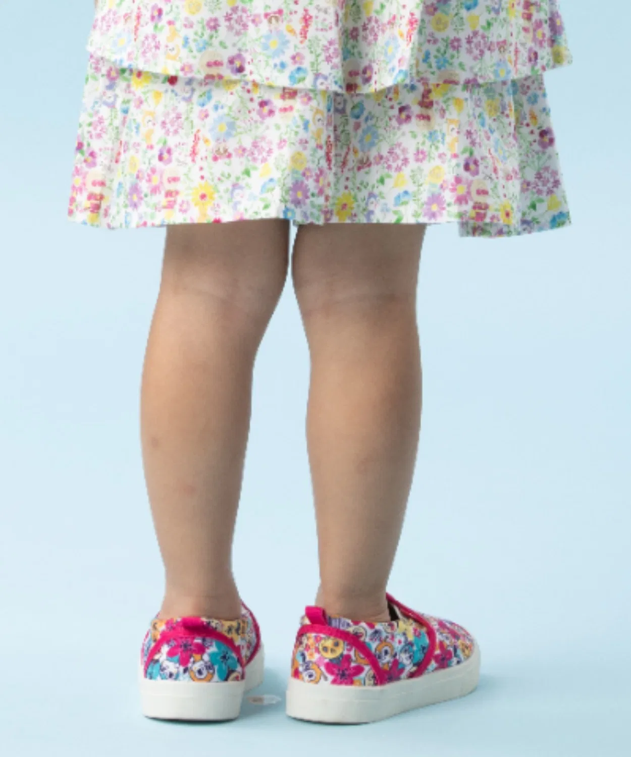 Детские шорты-кюлоты с цветочным принтом ANPANMAN KIDS COLLECTION, Off White — фото 2