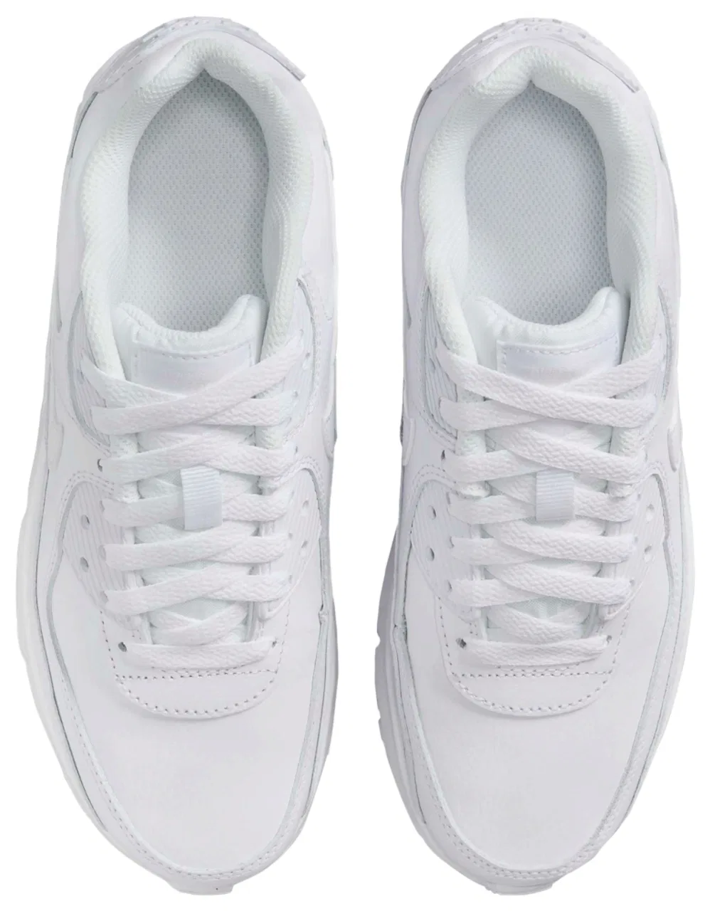 Кроссовки для мальчиков Nike Air Max 90, цвет White/White/Metallic Silver — фото 4