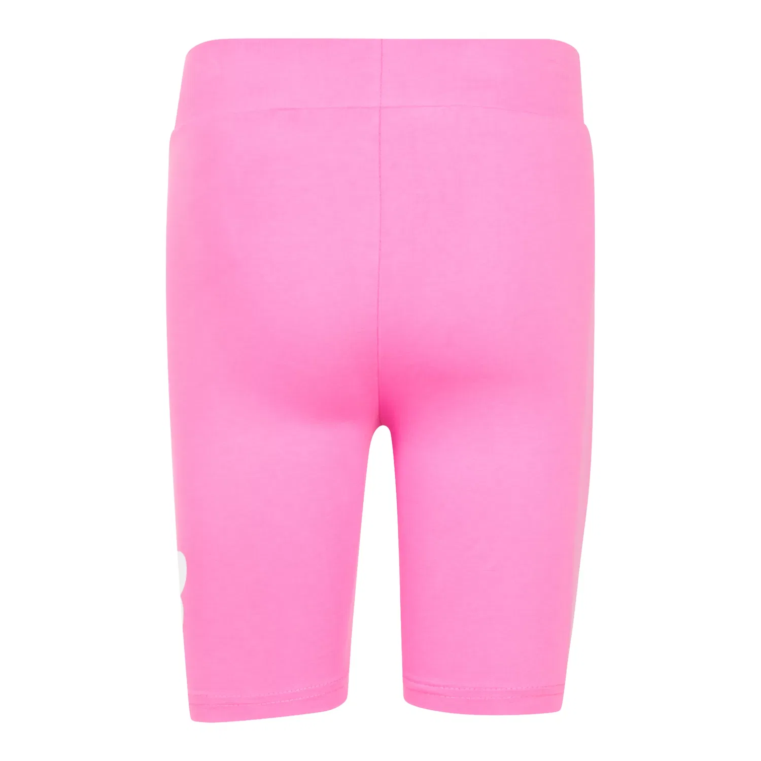 Детские велошорты облегающие с принтом Stacked Logo New Balance, Pink Satin — фото 2