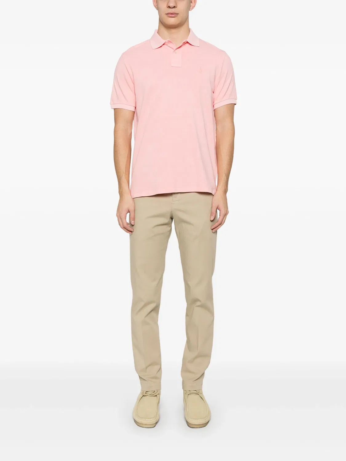 Polo Ralph Lauren Поло из хлопка - розовый — фото 4
