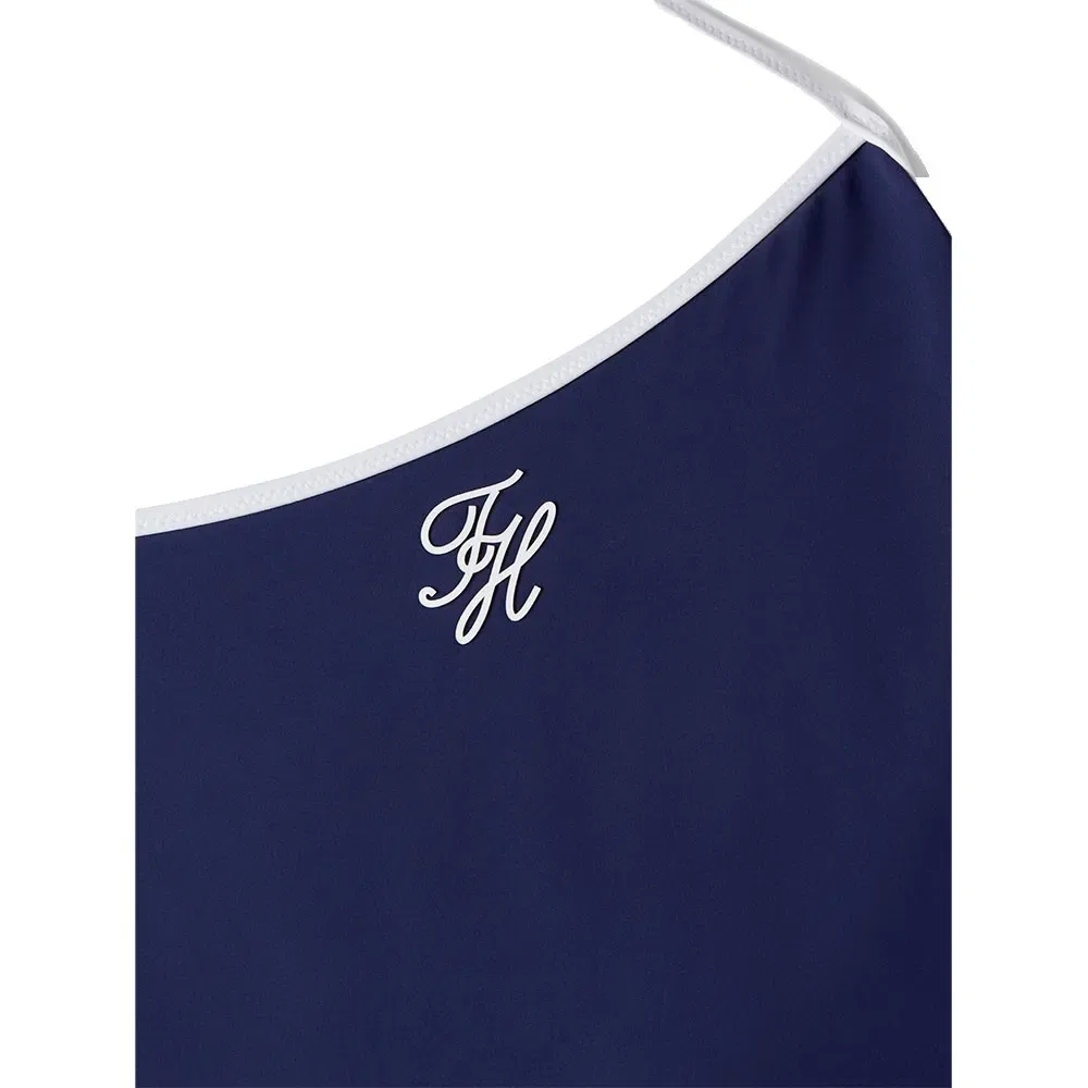 Купальник-бандо Halter Tommy Hilfiger, синий — фото 3