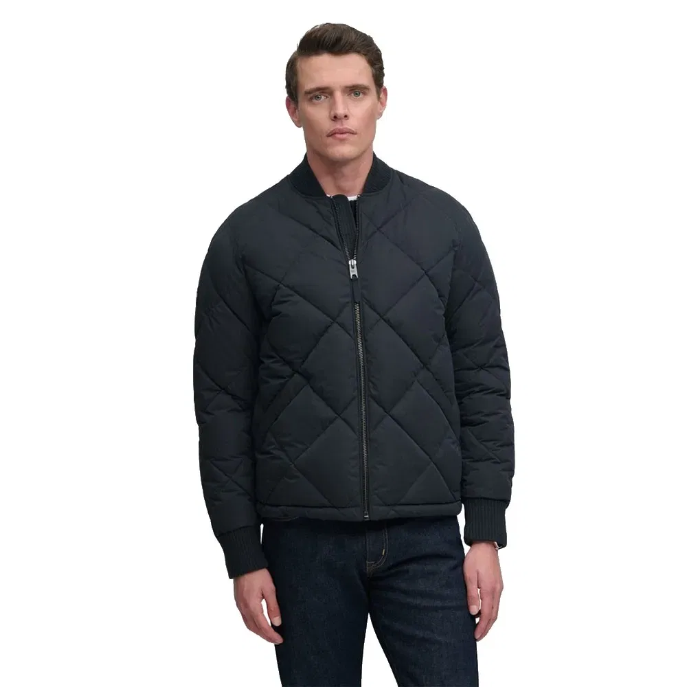 Мужская куртка Diamond Quilt Superdry, Black — фото 4