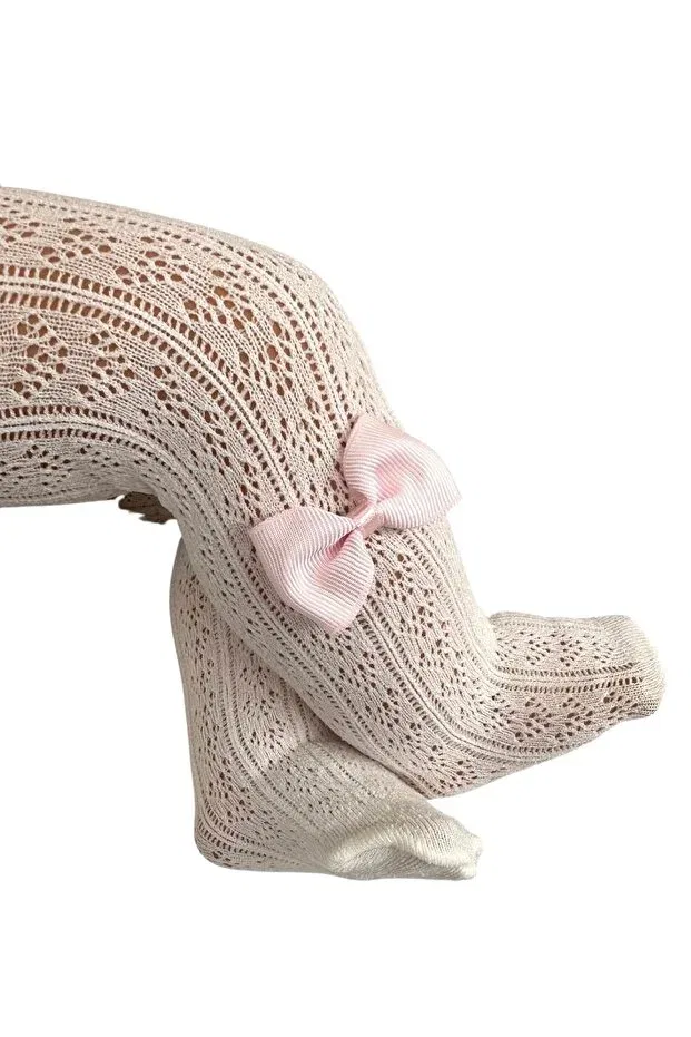 Детские колготки с оборкой OriEtta Accessoried Baby Pants Socks, Daymod, Bone