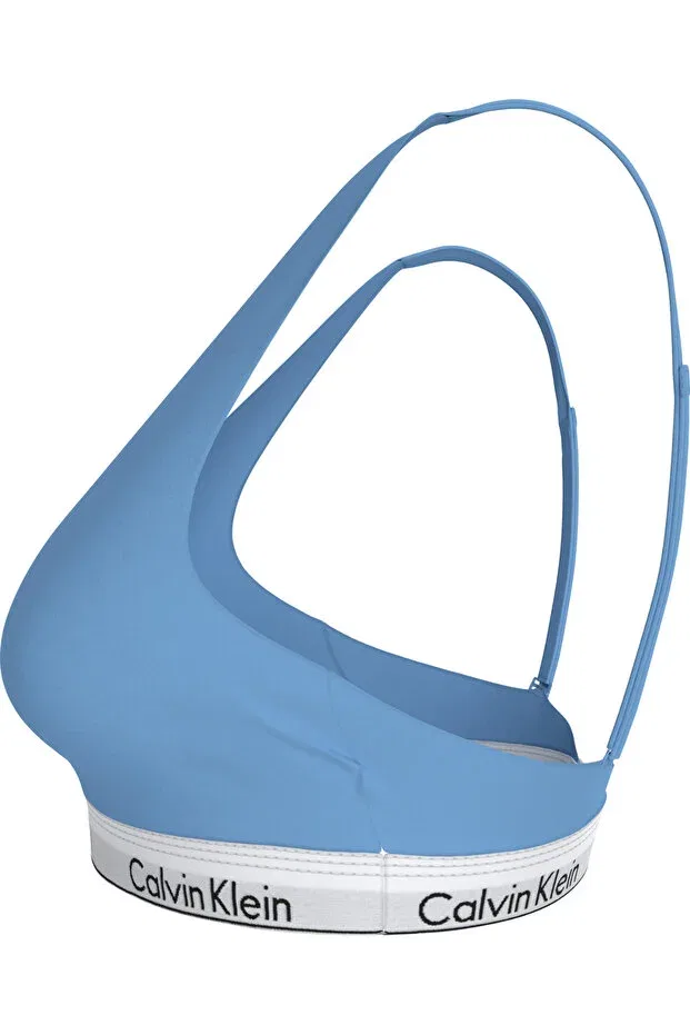 Женское боди-бралетт с принтом Calvin Klein, Blue — фото 4