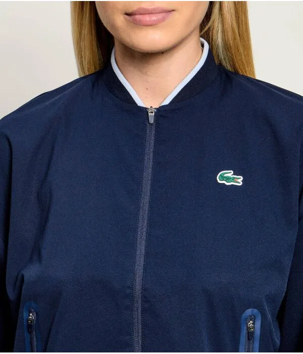 Толстовка женская Lacoste Regular Fit, Blu Marino — фото 4