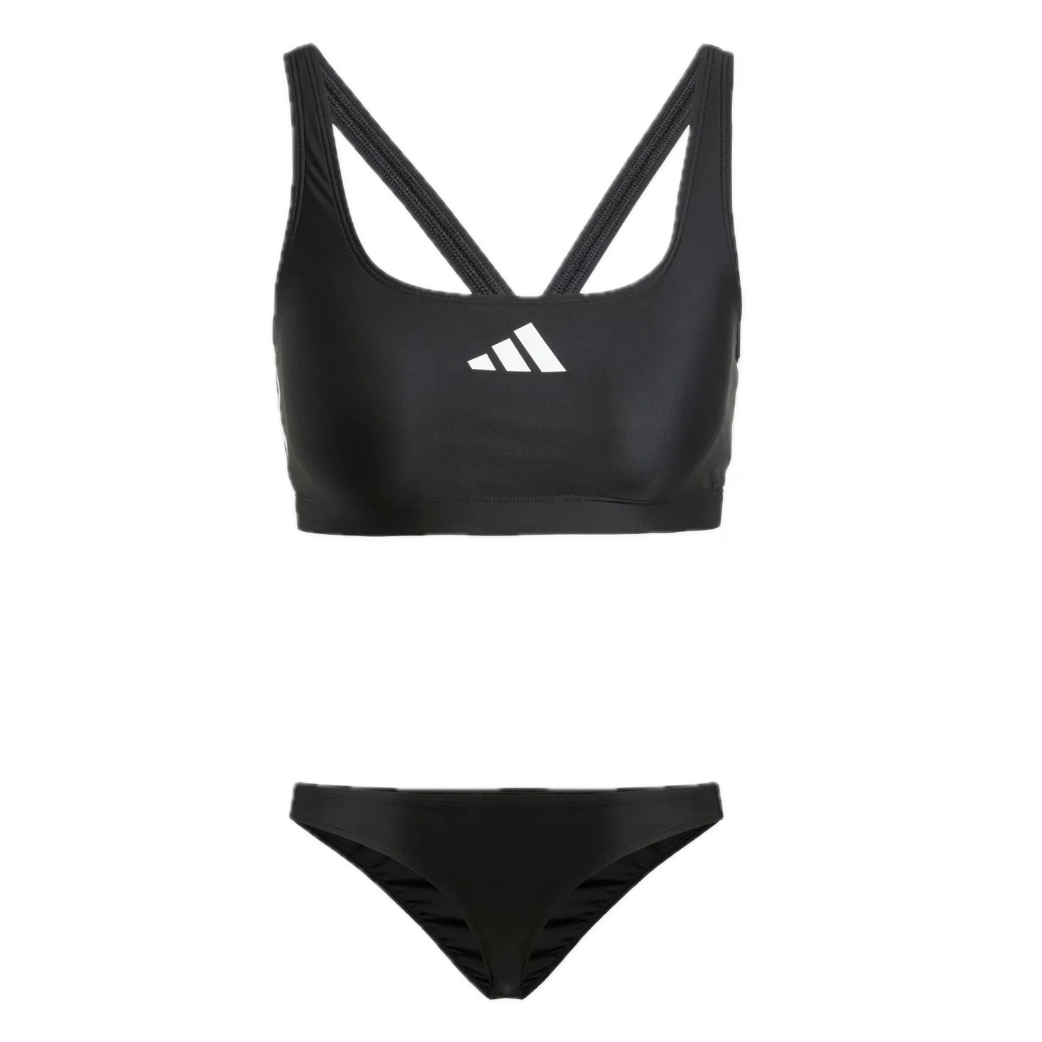 Женское бикини V-образная спинка Adidas, черный