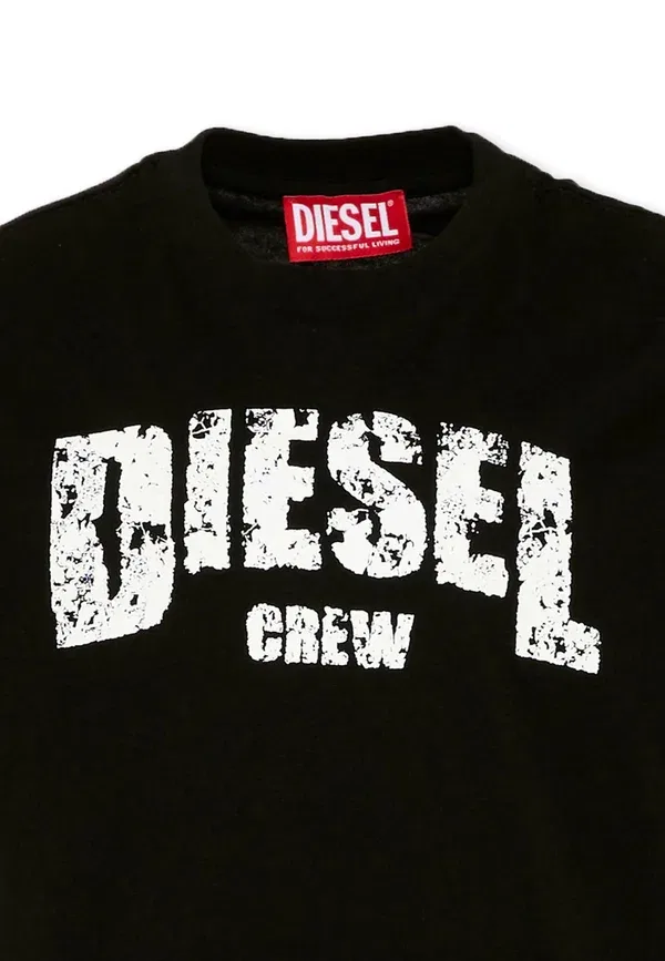 Футболка. Унисекс - футболка с принтом Diesel, черный — фото 3