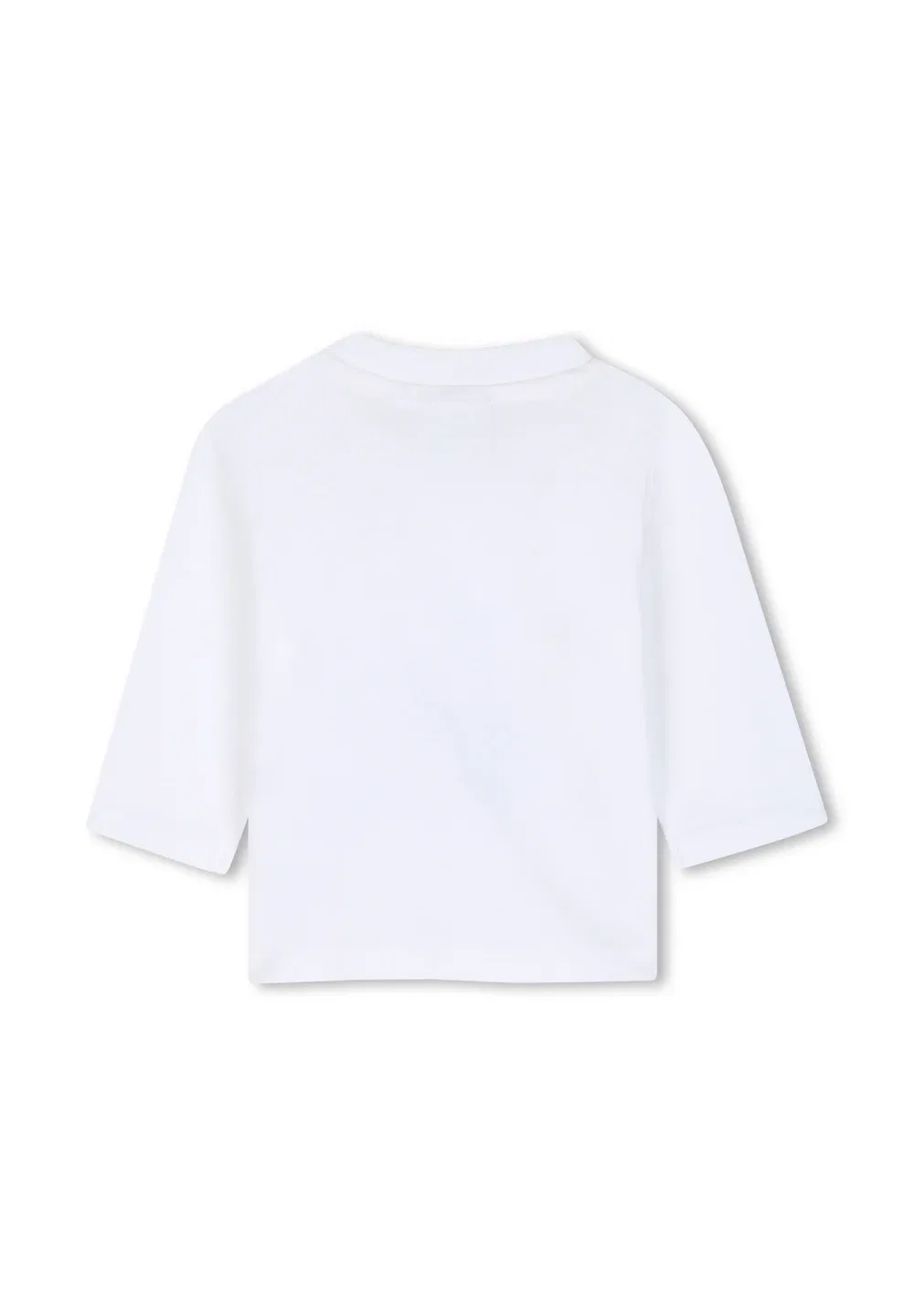 Детская футболка с длинными рукавами - топ с длинными рукавами Boss Kidswear, White — фото 2