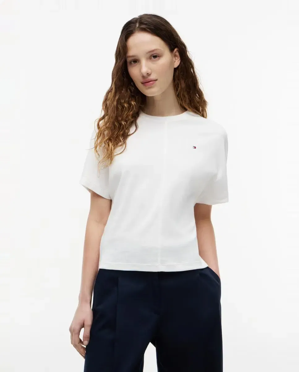 Женская футболка с широким рукавом Tommy Hilfiger, Белый