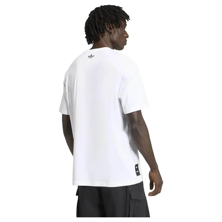 Футболка с принтом AFRC GFX SS T adidas, Белый — фото 3