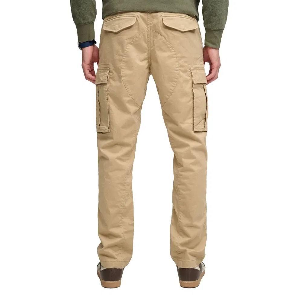 Мужские карго-брюки Superdry Slim Taper, Beige — фото 2