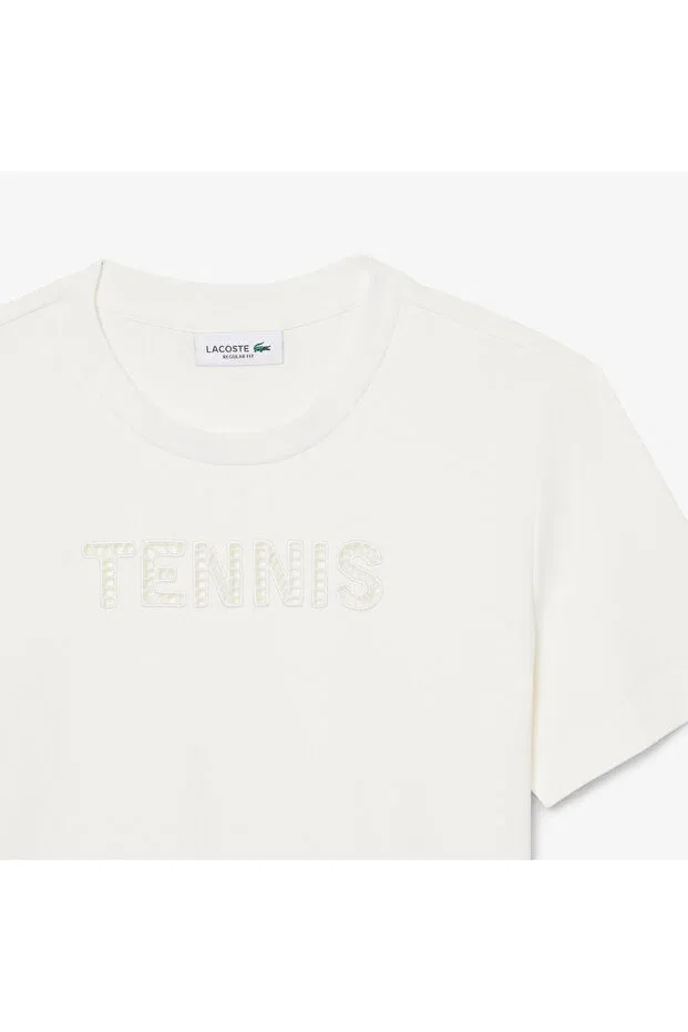 Футболка Lacoste Printed White — фото 2
